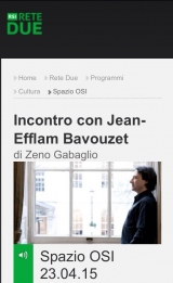 JEB interviewed on Radio Svizzera Italiana Rete Due