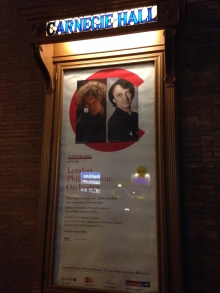 NEW YORK Carnegie Hall 