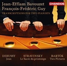 DEBUSSY Jeux  - STRAVINSKY Le Sacre du Printemps - BARTOK Two Pictures , with François Frédéric Guy