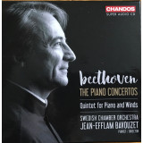 BEETHOVEN Complete Piano Concertos  and Quintet for Piano & Winds released by Chandos Records