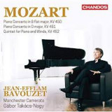 MOZART Piano Concertos KV450, KV451, Quintet for Piano and Winds KV452 Manchester Camerata Gàbor Takàcs-Nagy conducting